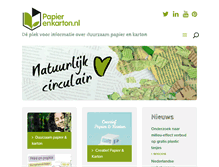 Tablet Screenshot of papierenkarton.nl